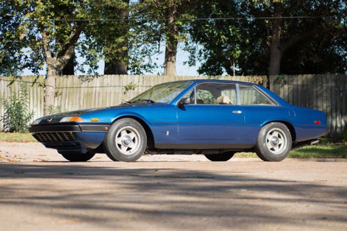 Introduced in late 1972 and designed by Leonardo Fioravanti of Pininfarina, the 365 GT4 2+2 replaced the 365 GTC/4. 2,907 were produced. 365 GT4 2+2 s/n 22134 pictured.